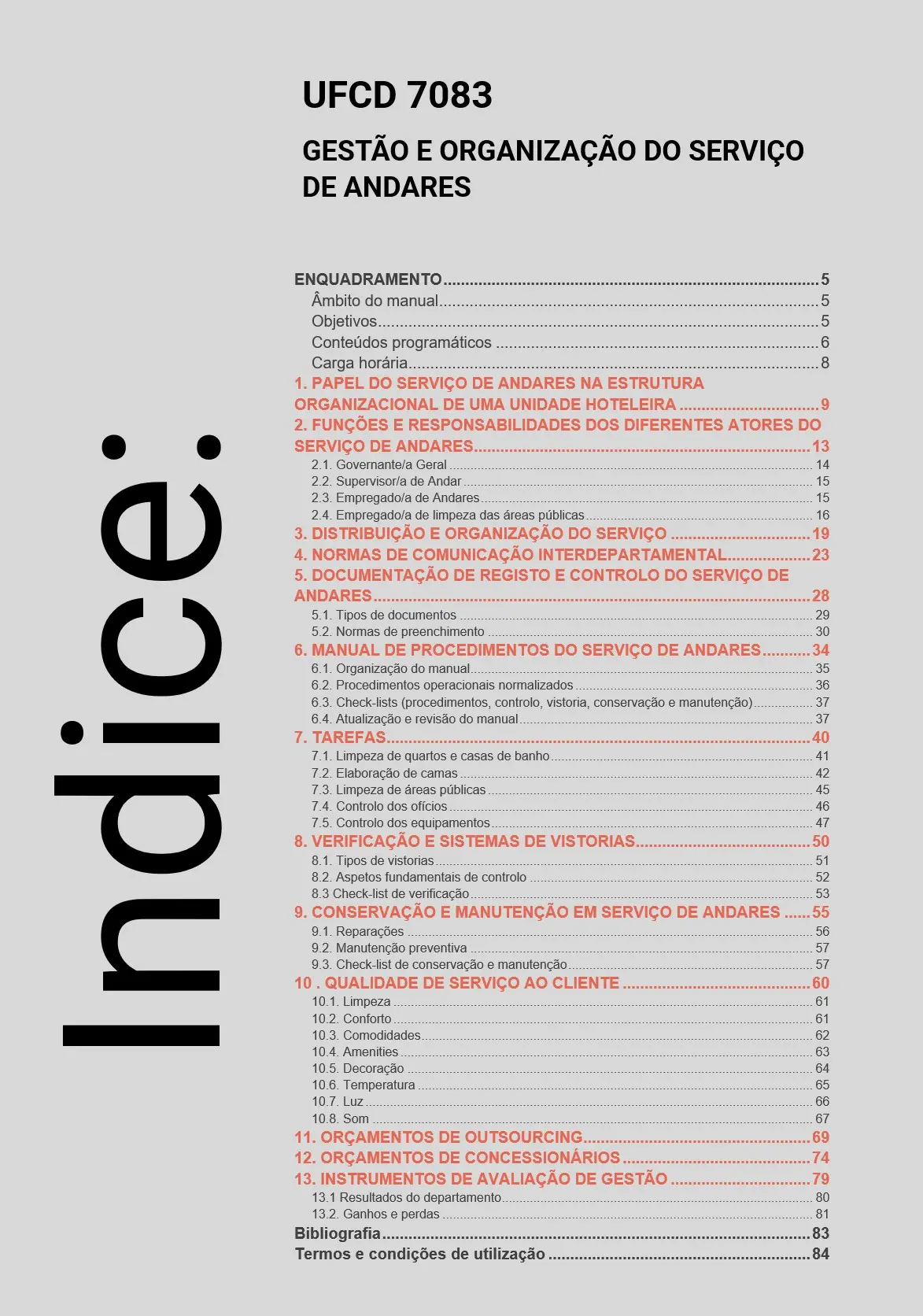 Índice UFCD 7083